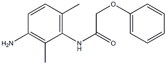 N-(3-amino-2,6-dimethylphenyl)-2-phenoxyacetamide Struktur