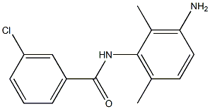 N-(3-amino-2,6-dimethylphenyl)-3-chlorobenzamide Struktur