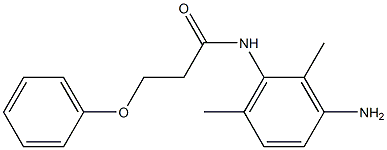 N-(3-amino-2,6-dimethylphenyl)-3-phenoxypropanamide Struktur