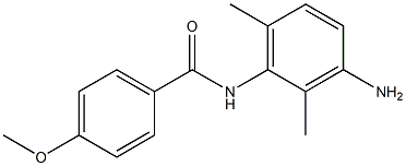 N-(3-amino-2,6-dimethylphenyl)-4-methoxybenzamide Struktur