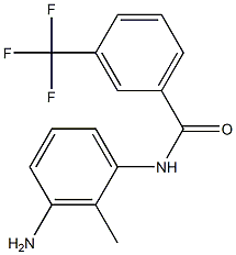 N-(3-amino-2-methylphenyl)-3-(trifluoromethyl)benzamide Struktur