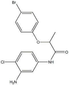 N-(3-amino-4-chlorophenyl)-2-(4-bromophenoxy)propanamide Struktur