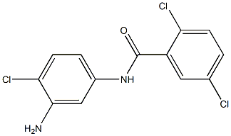 N-(3-amino-4-chlorophenyl)-2,5-dichlorobenzamide Struktur