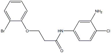 N-(3-amino-4-chlorophenyl)-3-(2-bromophenoxy)propanamide Struktur