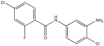 N-(3-amino-4-chlorophenyl)-4-chloro-2-fluorobenzamide Struktur