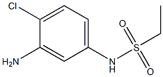 N-(3-amino-4-chlorophenyl)ethanesulfonamide Struktur