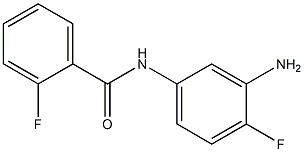 N-(3-amino-4-fluorophenyl)-2-fluorobenzamide Struktur