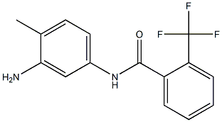 N-(3-amino-4-methylphenyl)-2-(trifluoromethyl)benzamide Struktur