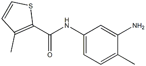 N-(3-amino-4-methylphenyl)-3-methylthiophene-2-carboxamide Struktur