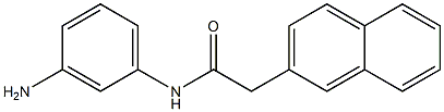 N-(3-aminophenyl)-2-(naphthalen-2-yl)acetamide Struktur