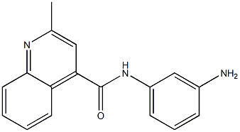 N-(3-aminophenyl)-2-methylquinoline-4-carboxamide Struktur