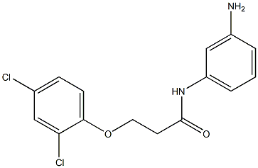 N-(3-aminophenyl)-3-(2,4-dichlorophenoxy)propanamide Struktur