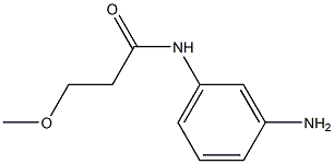 N-(3-aminophenyl)-3-methoxypropanamide Struktur