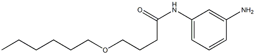 N-(3-aminophenyl)-4-(hexyloxy)butanamide Struktur