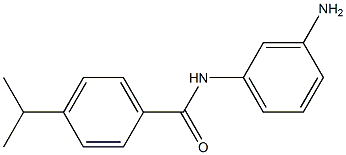 N-(3-aminophenyl)-4-(propan-2-yl)benzamide Struktur