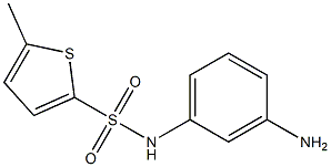 N-(3-aminophenyl)-5-methylthiophene-2-sulfonamide Struktur