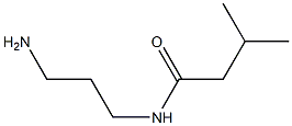 N-(3-aminopropyl)-3-methylbutanamide Struktur