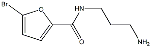 N-(3-aminopropyl)-5-bromo-2-furamide Struktur