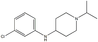 N-(3-chlorophenyl)-1-(propan-2-yl)piperidin-4-amine Struktur