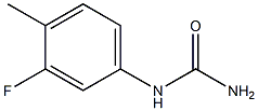 N-(3-fluoro-4-methylphenyl)urea Struktur