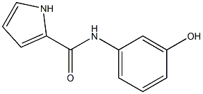 N-(3-hydroxyphenyl)-1H-pyrrole-2-carboxamide Struktur