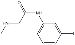 N-(3-iodophenyl)-2-(methylamino)acetamide Struktur