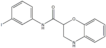 N-(3-iodophenyl)-3,4-dihydro-2H-1,4-benzoxazine-2-carboxamide Struktur