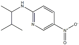 N-(3-methylbutan-2-yl)-5-nitropyridin-2-amine Struktur