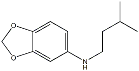 N-(3-methylbutyl)-2H-1,3-benzodioxol-5-amine Struktur