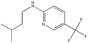 N-(3-methylbutyl)-5-(trifluoromethyl)pyridin-2-amine Struktur