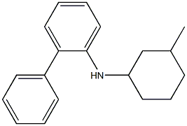 N-(3-methylcyclohexyl)-2-phenylaniline Struktur