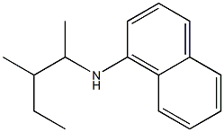 N-(3-methylpentan-2-yl)naphthalen-1-amine Struktur