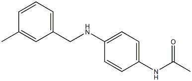 N-(4-{[(3-methylphenyl)methyl]amino}phenyl)acetamide Struktur