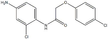 N-(4-amino-2-chlorophenyl)-2-(4-chlorophenoxy)acetamide Struktur