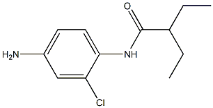 N-(4-amino-2-chlorophenyl)-2-ethylbutanamide Struktur