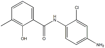 N-(4-amino-2-chlorophenyl)-2-hydroxy-3-methylbenzamide Struktur