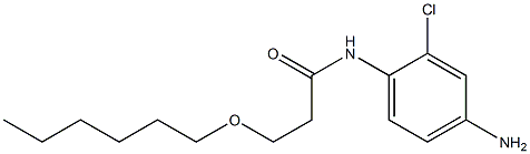 N-(4-amino-2-chlorophenyl)-3-(hexyloxy)propanamide Struktur