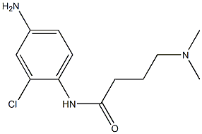 N-(4-amino-2-chlorophenyl)-4-(dimethylamino)butanamide Struktur