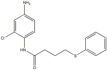 N-(4-amino-2-chlorophenyl)-4-(phenylsulfanyl)butanamide Struktur