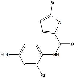 N-(4-amino-2-chlorophenyl)-5-bromo-2-furamide Struktur