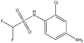 N-(4-amino-2-chlorophenyl)difluoromethanesulfonamide Struktur