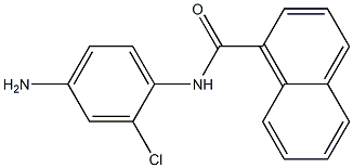 N-(4-amino-2-chlorophenyl)naphthalene-1-carboxamide Struktur