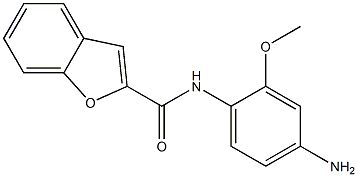 N-(4-amino-2-methoxyphenyl)-1-benzofuran-2-carboxamide Struktur