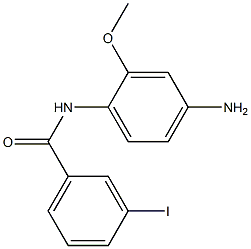 N-(4-amino-2-methoxyphenyl)-3-iodobenzamide Struktur