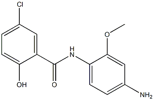 N-(4-amino-2-methoxyphenyl)-5-chloro-2-hydroxybenzamide Struktur