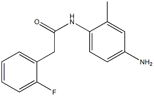 N-(4-amino-2-methylphenyl)-2-(2-fluorophenyl)acetamide Struktur