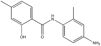 N-(4-amino-2-methylphenyl)-2-hydroxy-4-methylbenzamide Struktur