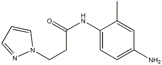 N-(4-amino-2-methylphenyl)-3-(1H-pyrazol-1-yl)propanamide Struktur