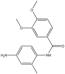 N-(4-amino-2-methylphenyl)-3,4-dimethoxybenzamide Struktur