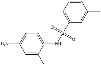 N-(4-amino-2-methylphenyl)-3-methylbenzenesulfonamide Struktur